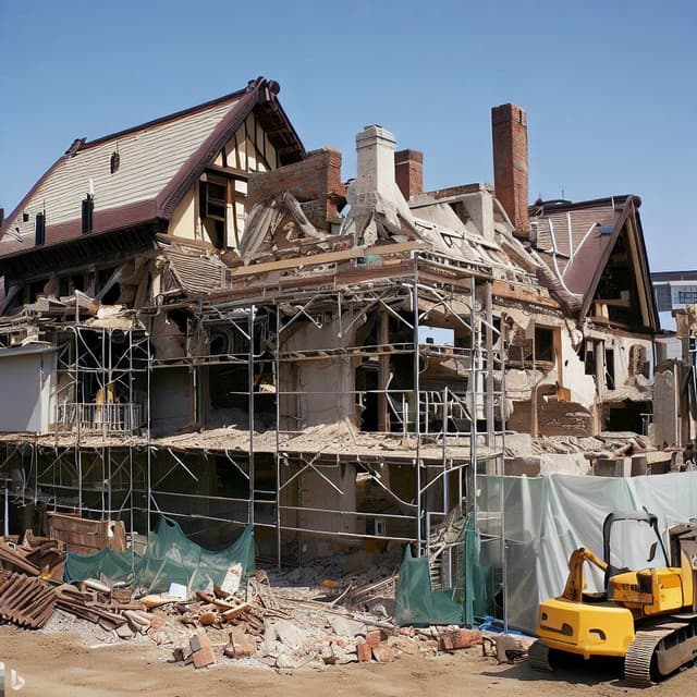 Rénovation d'un immeuble